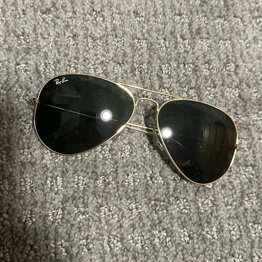 Ray-Ban gold frame aviators _sold
